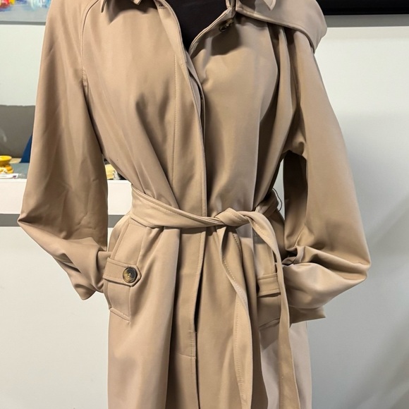 ❤️London Fog Classic Ladies Trench Coat-Size:  L - Picture 2 of 6